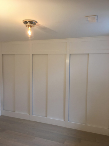 Walk In Closet With White Painted Austrian Anti Fingerprint Mdf And Sliding Doors 1