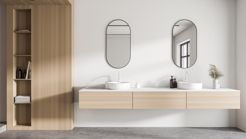 Modern Appeal Of Floating Vanities Richmond Hill